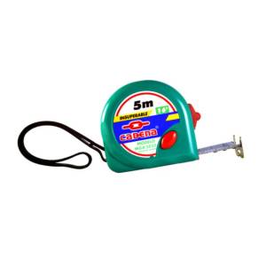 Flexometro 5mt ABS verde aqua granel Cadena