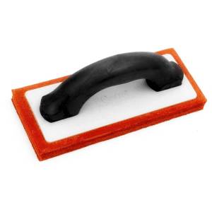 [3/4 / 20180] Flota esponja 9" x 4" x 3/4" roja placa plastico 3/4" Celta