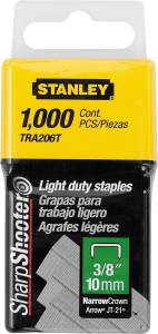 [TRA206T / 17982] Grapa para pistola 10mm 3/8" ligera con 1000pz Stanley
