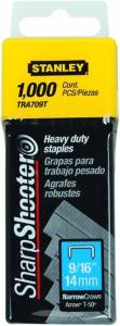 [TRA709T / 17969] Grapa para pistola 14mm 9/16" 1000pz Stanley