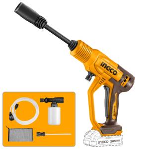 Hidrolavadora inalambrica 20v 2.8 lts por minuto sin bateria y cargador Ingco