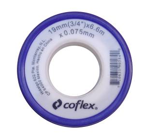 [WT34-60 / 12521] Cinta de teflon 019mm 3/4" x 06.6mts WT3460 Coflex