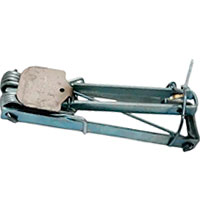 [TPT/10191701ZNMFS] Trampa P/Tuza Lamina Acero Galv. Y Resorte De Acero Templado 40 X 150 Mm. Mod. 10