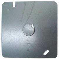 Tapa P/Caja Registro Cuadrada Galv. De 4 X 4 Empaq.