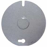 Tapa P/Caja Registro Redonda Galv. De 3" Empaq.