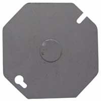 Tapa P/Caja Registro Redonda Galv. De 4" Empaq.