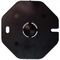 [TRP-3/39131700ZNMFS] Tapa Polipropileno Negro P/Caja Redonda De 3"