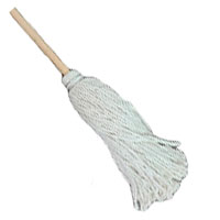 [TR-300/47131600ZNMFS] Trapeador De Pabilo 400 Grms. C/Baston De Madera 1.20 Mtos.