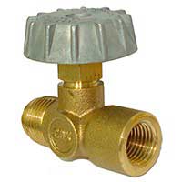 [VAFH-1006/40141600ZNMFS] Valvula De Aguja 1006 3/8 Fleare X 1/4 Hembra P/Gas Vahm1006