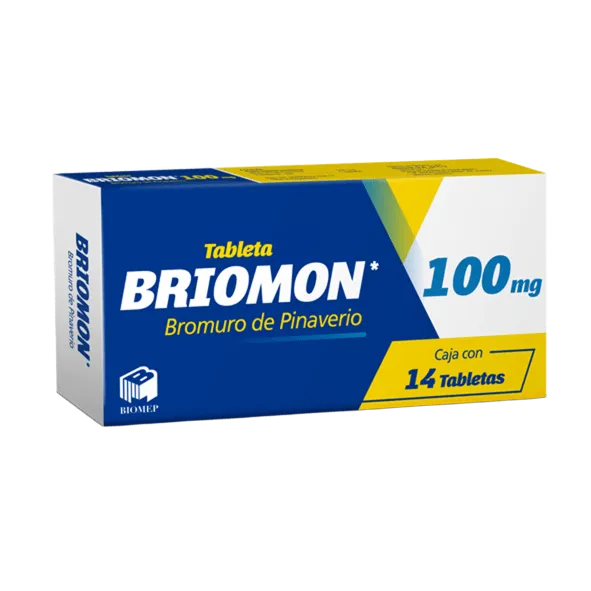 [MED-BRIOMON-PINAV-100MG-14-BIOMEP] BRIOMON Tableta 100mg C/14 (BROMURO DE PINAVERIO) BIOMEP