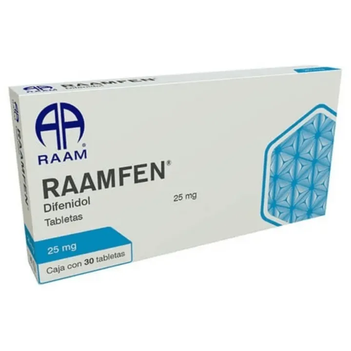 RAAMFEN Tableta 25mg C/30 (DIFENIDOL)