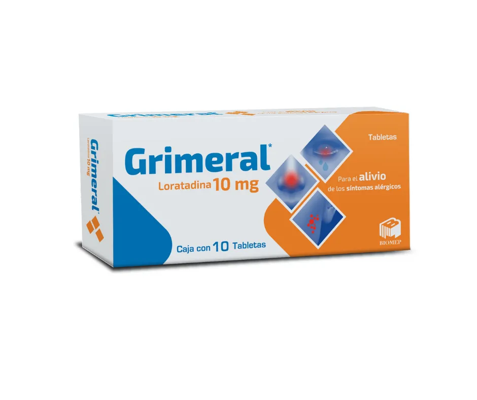 [MED-GRIMERAL-LORATA-10MG-10-BIOMEP] GRIMERAL Tableta 10mg C/10 (LORATADINA) BIOMEP