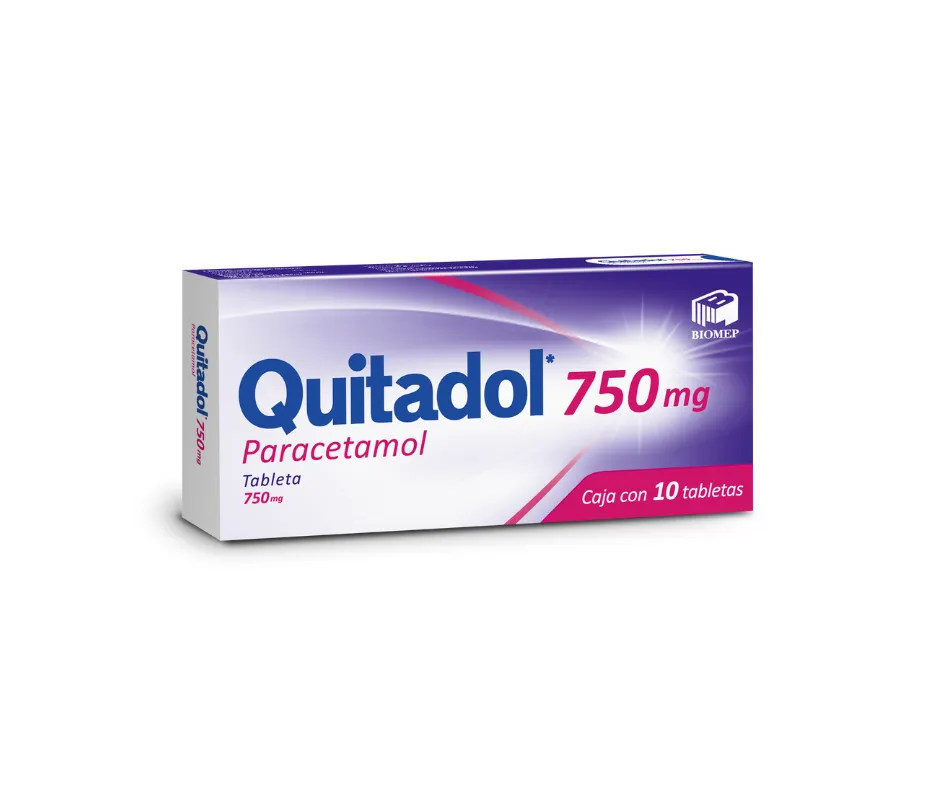 QUITADOL Tableta 750mg C/10 (PARACETAMOL) BIOMEP
