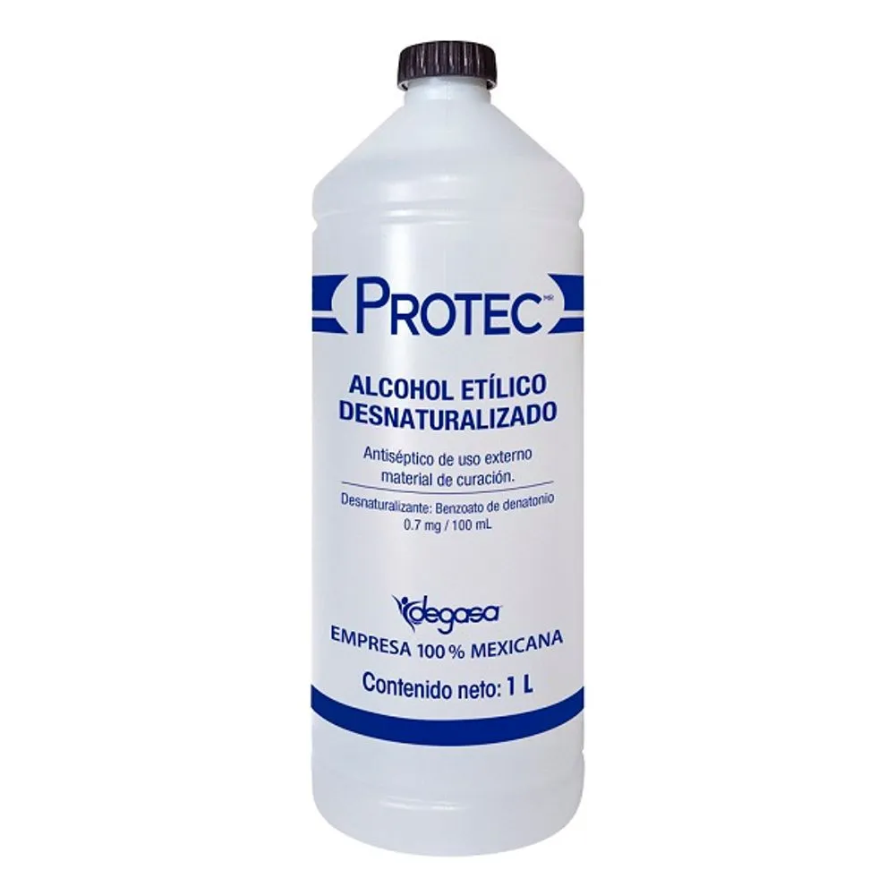 ALCOHOL DESNATURALIZADO PROTEC Alcohol 1000ml C/1 (ALCOHOL DESNATURALIZADO) DEGASA