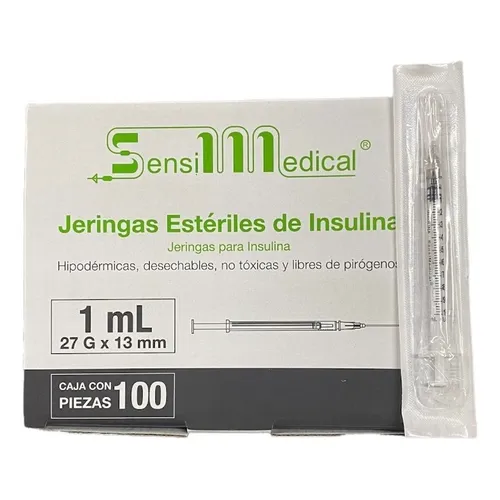 JERINGA INSULINA 1ML 27X13 C/100 SE
