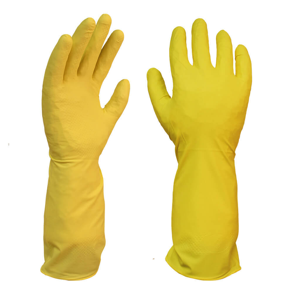 Guante nitrilo amarillo uso general 9