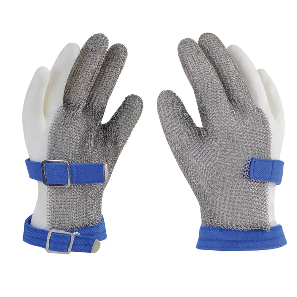 Guante Anticorte de Acero Inoxidable para 3 Dedos