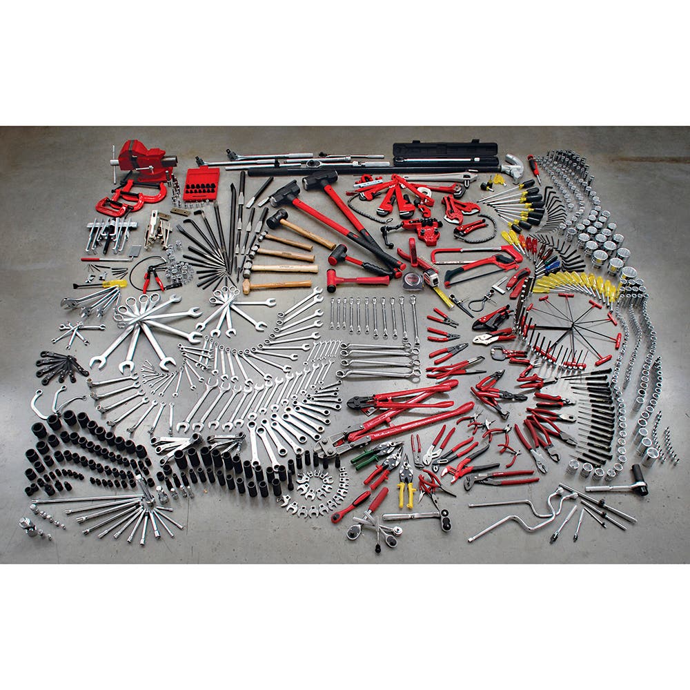 Juego maestro industrial combinado 785 piezas, sin gabinete Urrea