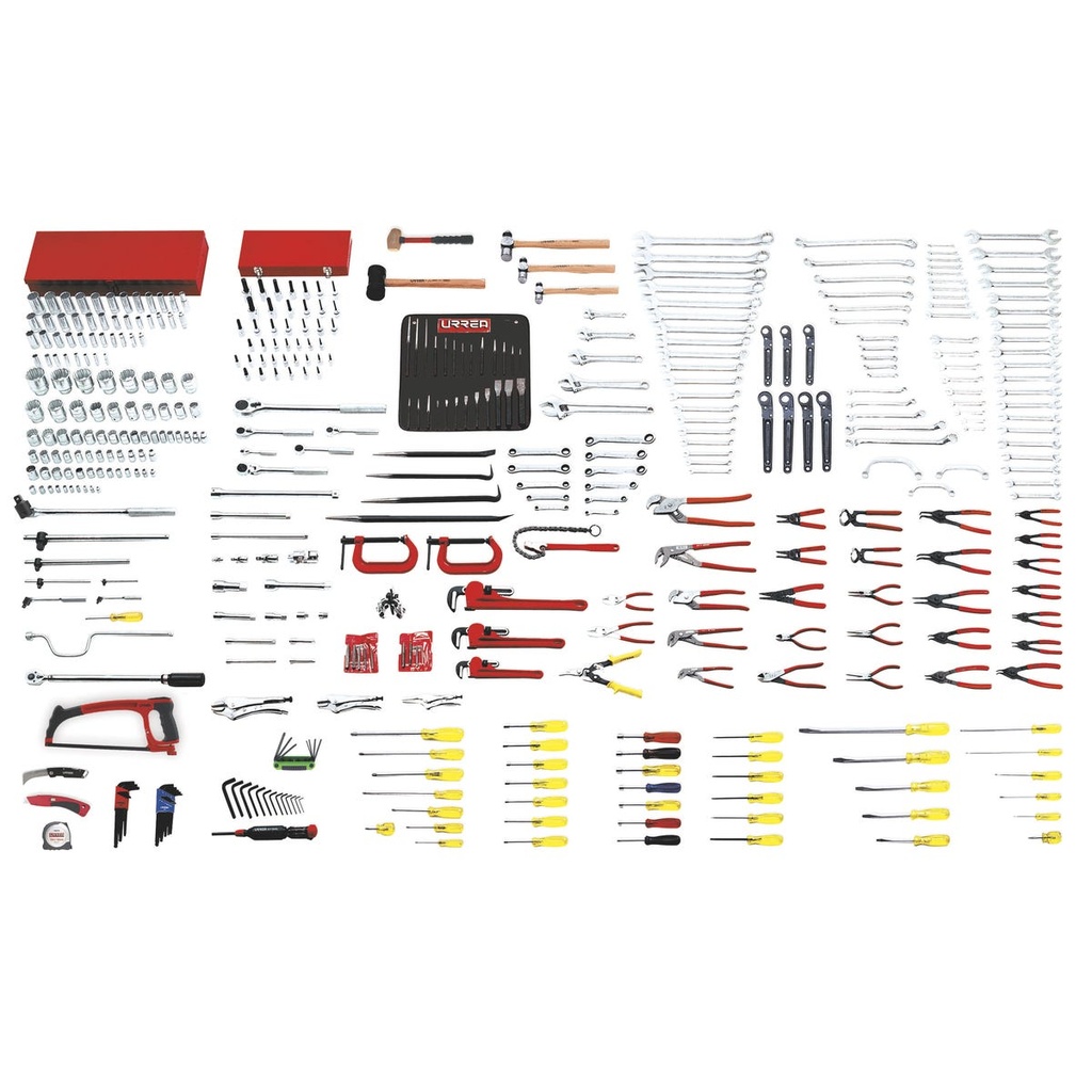 Juego maestro industrial combinado 439 piezas, sin gabinete Urrea