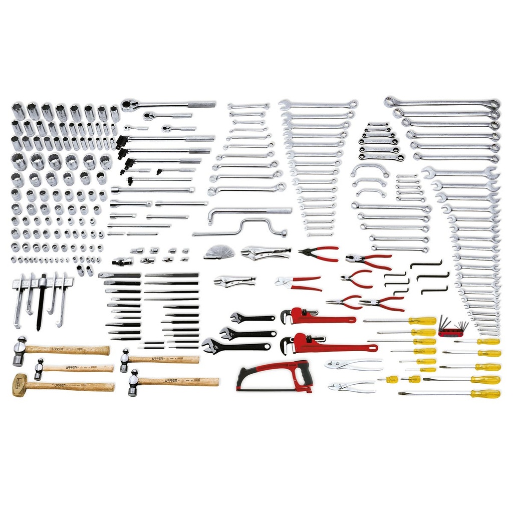 Juego maestro industrial en pulgadas 269 piezas, sin gabinete Urrea