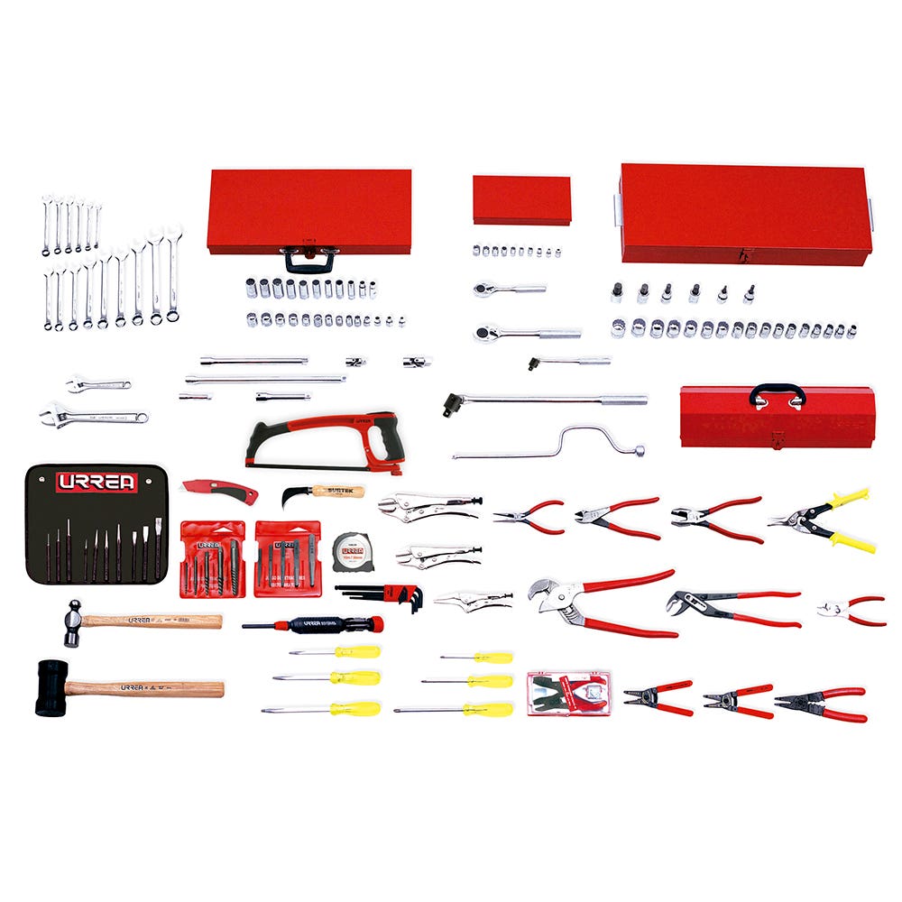 Juego básico industrial métrico 137 piezas Urrea