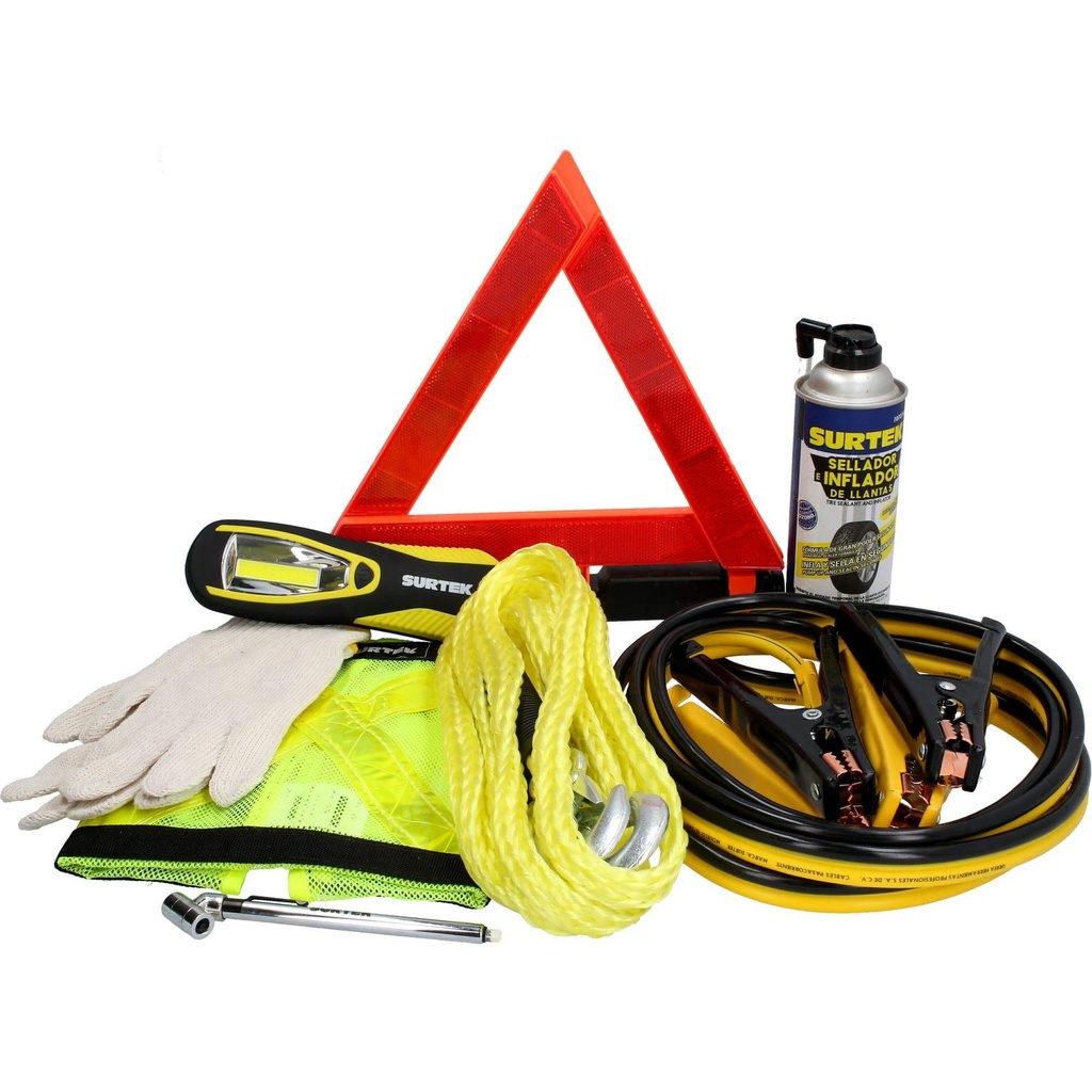 Juego combinado de herramienta automotriz 9 piezas, con caja plástica CPS20 Surtek