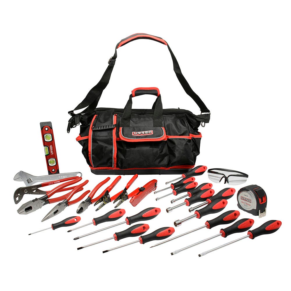 Juego combinado de herramientas para electricista 27 piezas , en maleta Urrea