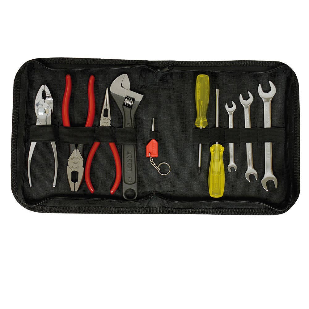 Juego combinado de herramientas 10 piezas, con portafolio Urrea