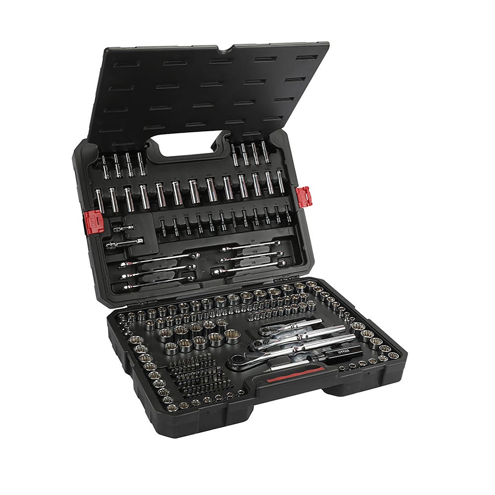 Juego combinado de herramienta para mecánico 230 piezas, con maletín plástico Urrea