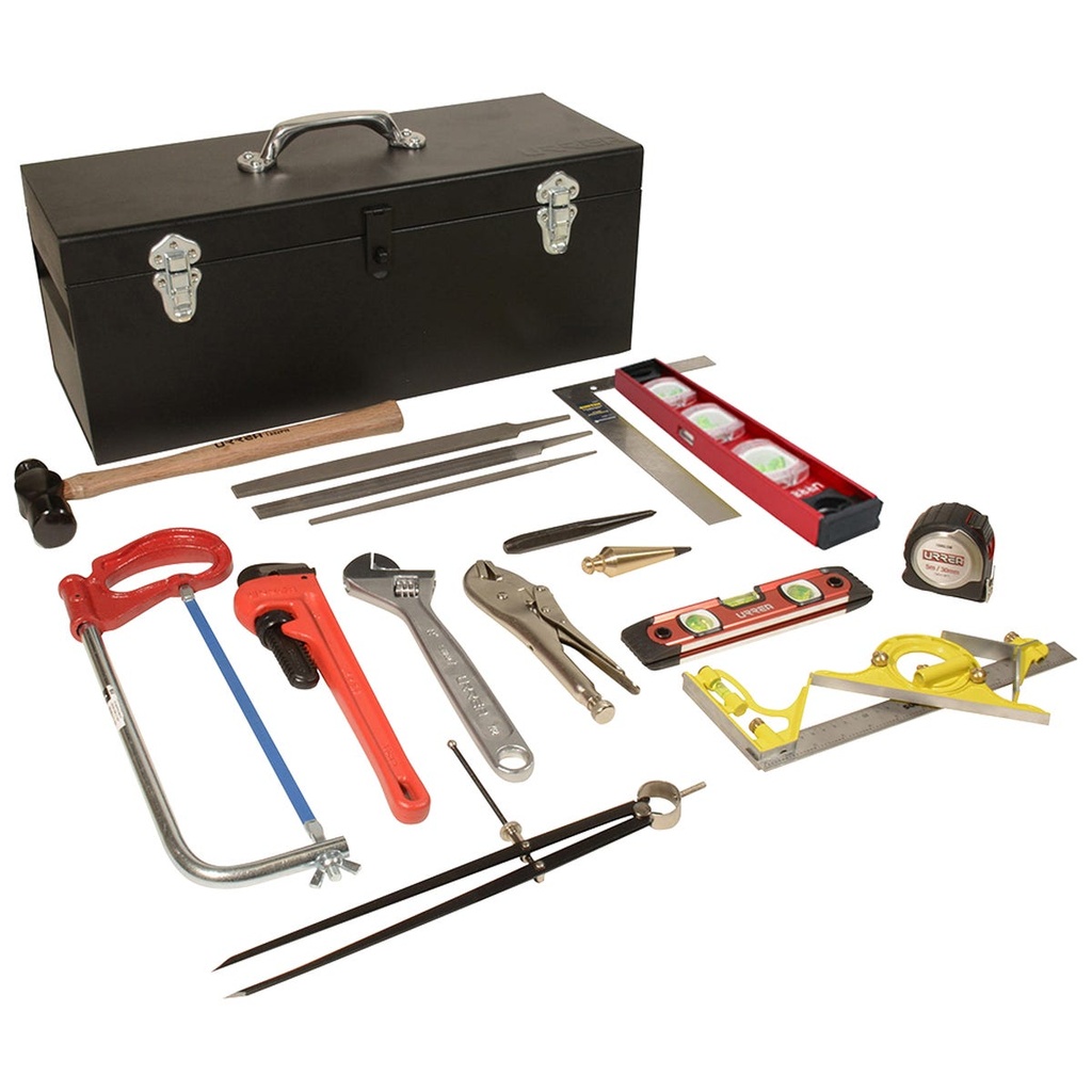 Juego combinado de herramientas para plomero 20 piezas, con caja D7C20 Urrea