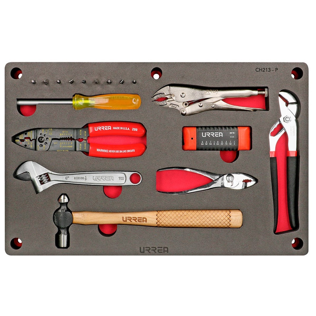 Charola de espuma de EVA para juego CH213P Urrea