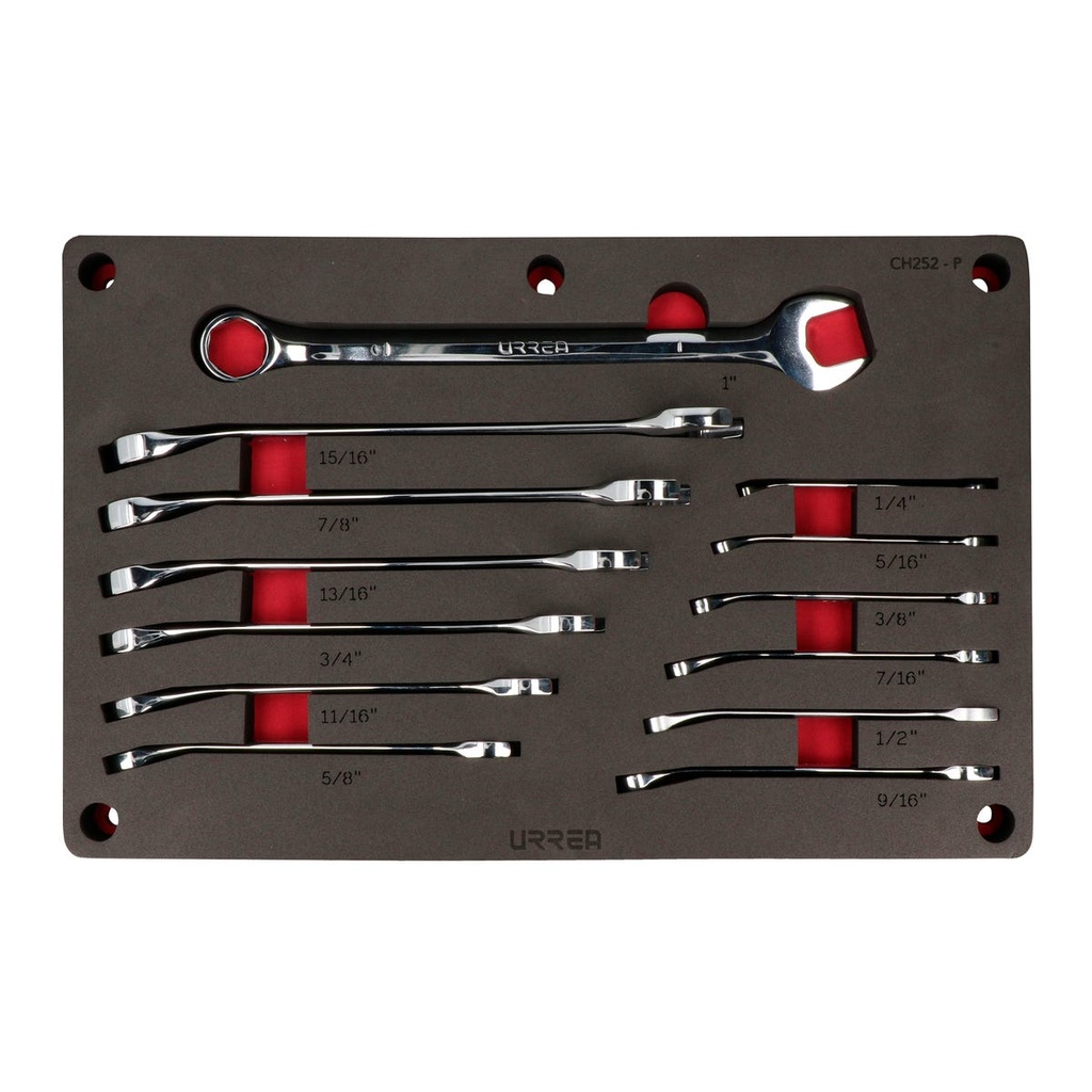 Charola de espuma de EVA para juego CH252P Urrea