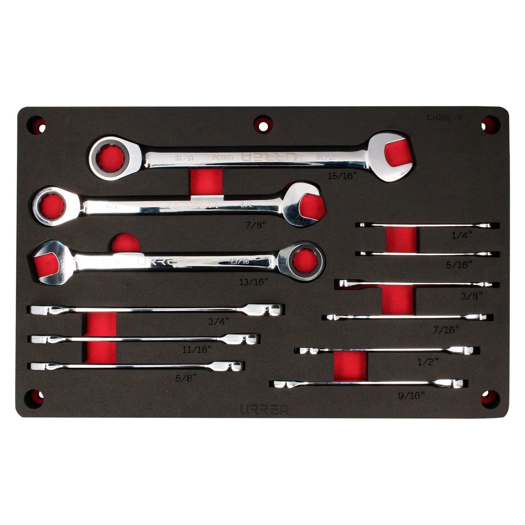 Charola de espuma de EVA para juego CH255P Urrea