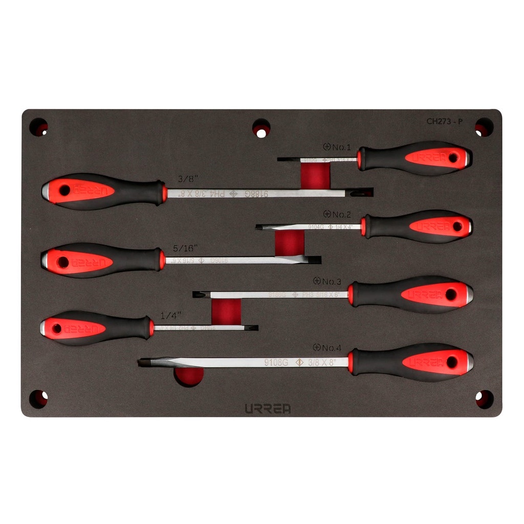 Charola de espuma de EVA para juego CH273P Urrea