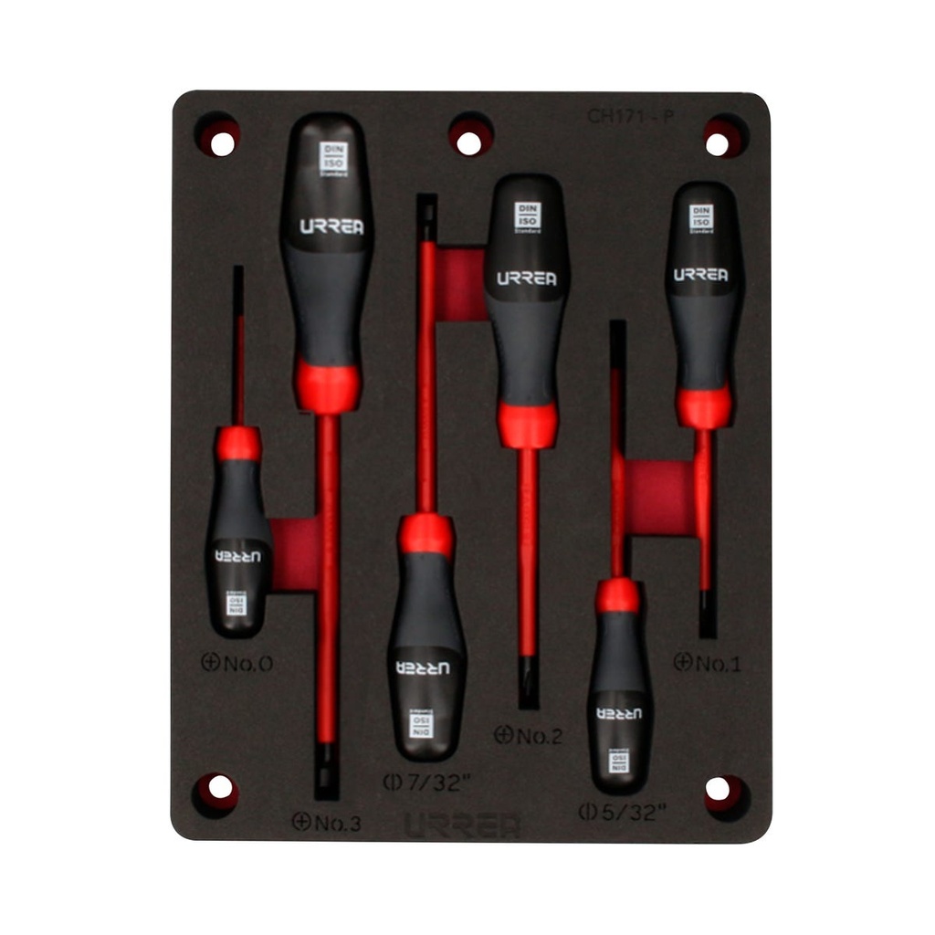 Charola de espuma de EVA para juego CH171P Urrea