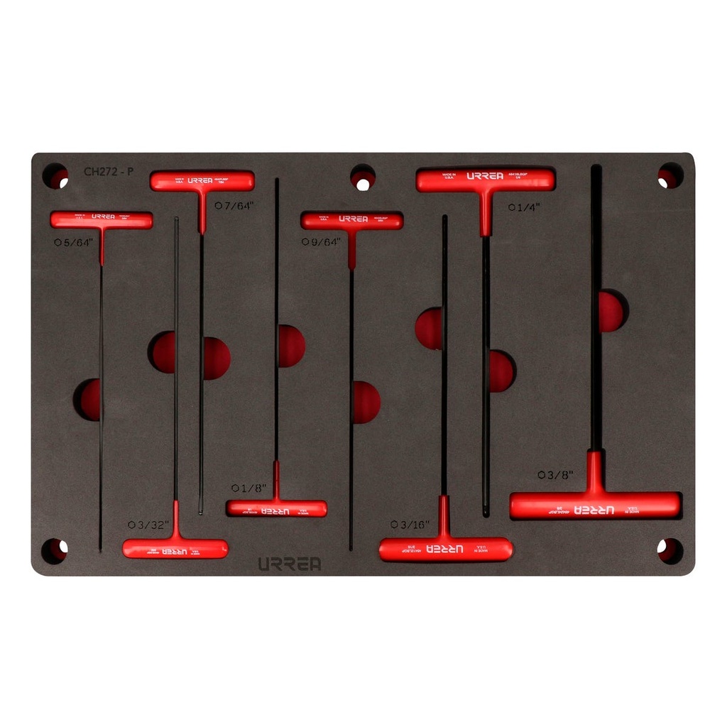 Charola de espuma de EVA para juego CH272P Urrea