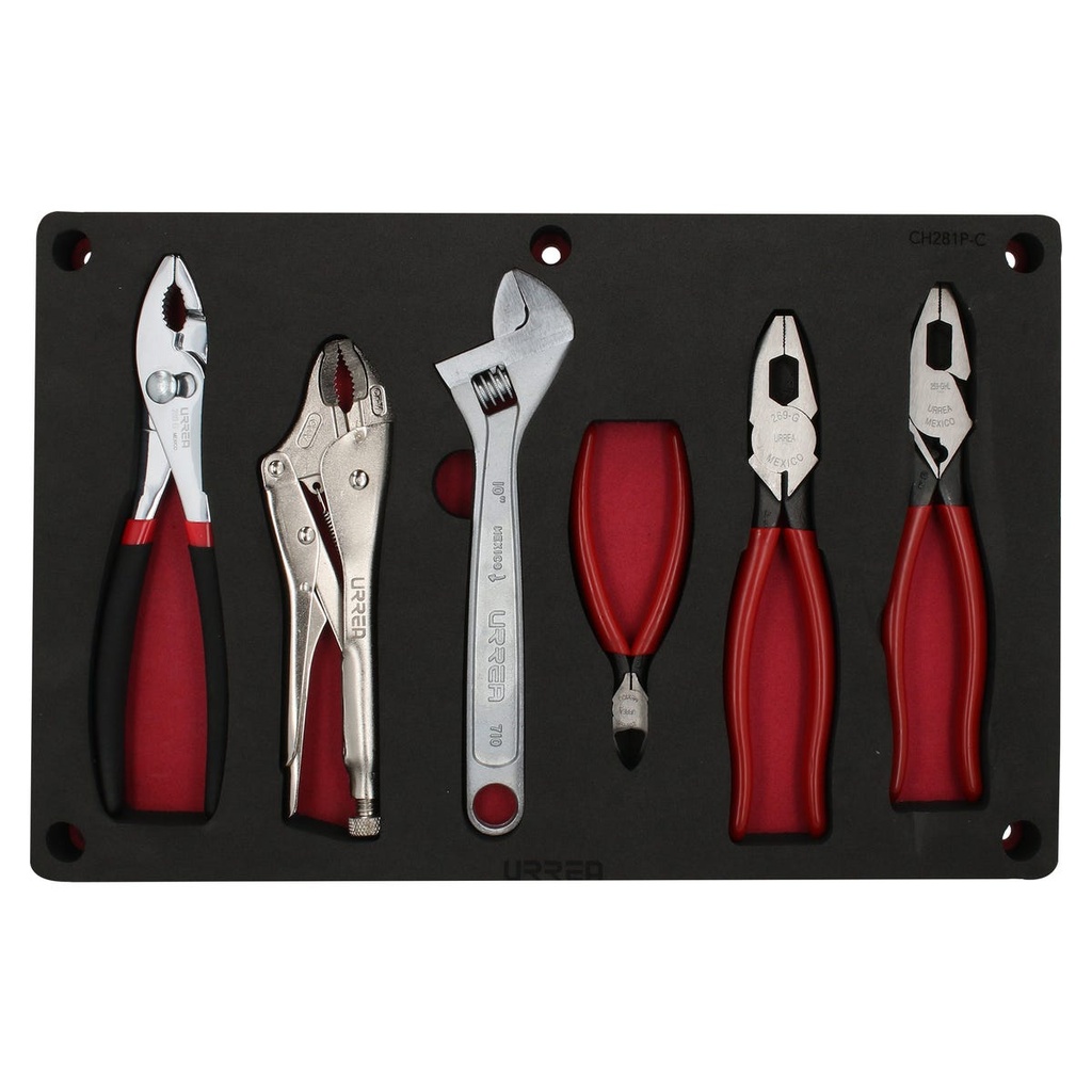 Charola de espuma de EVA para juego CH281P Urrea