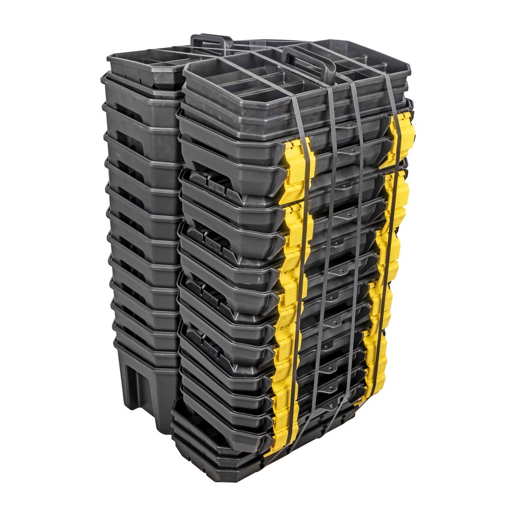 Juego de cajas portaherramientas plásticas, 15 piezas Surtek