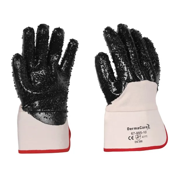 [67-995-5] Guante de Nitrilo Granulado para Mejor Agarre (5)