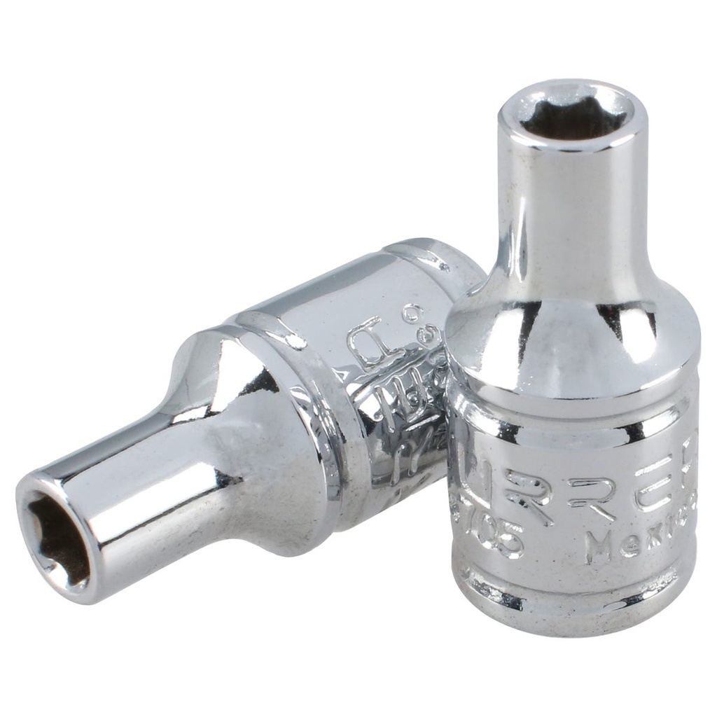 Dado cuadro de 1/4", 6 puntas, en pulgadas, 5/32" Urrea