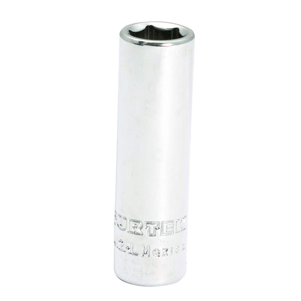 [F4412HL] Dado largo cuadro de 1/4", 6 puntas, en pulgadas, 3/16" Surtek