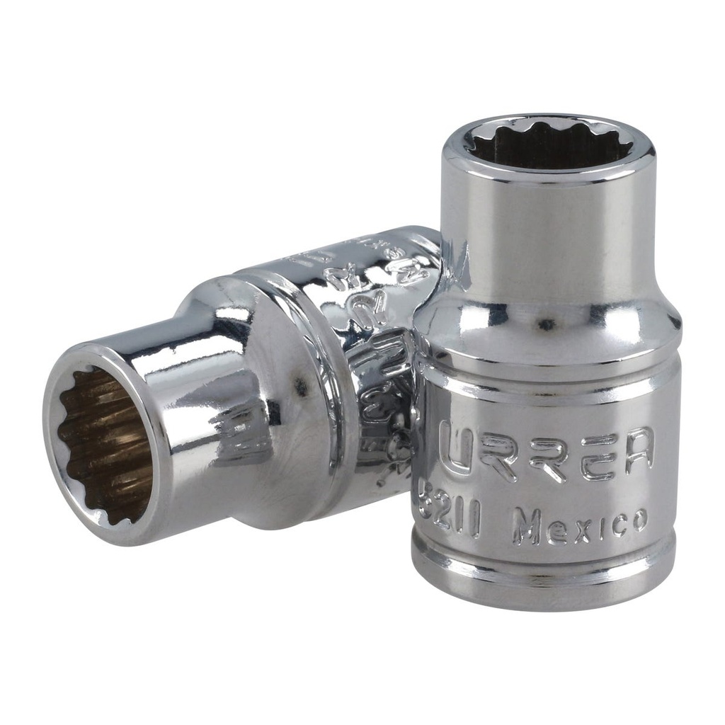 Dado cuadro de 3/8", 12 puntas, en pulgadas, 11/32" Urrea