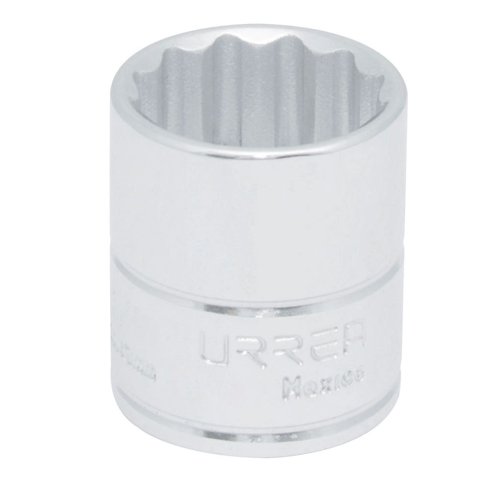 Dado cuadro de 3/8", 12 puntas, en pulgadas, 19/32" Urrea