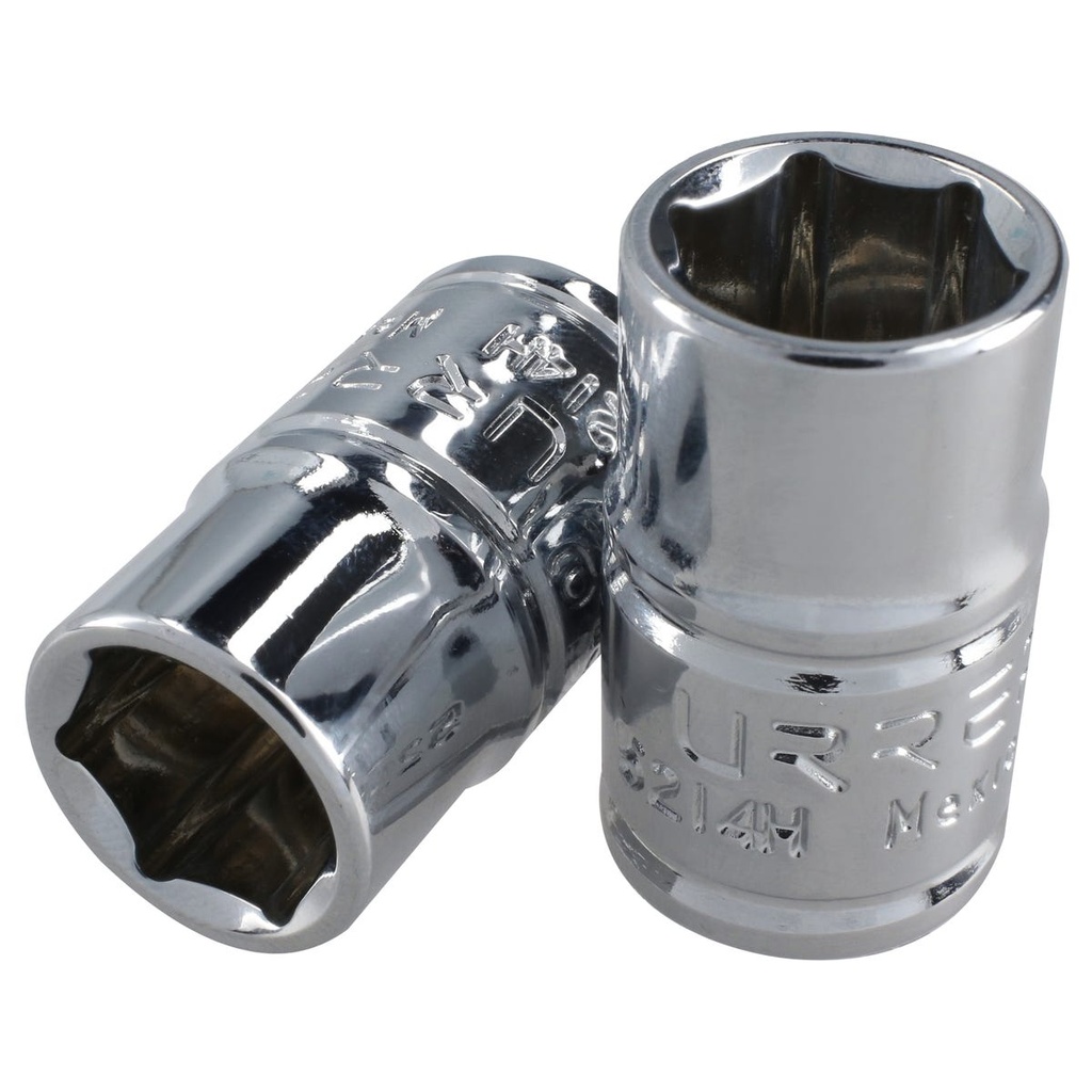 Dado cuadro de 3/8", 6 puntas, en pulgadas, 7/16" Urrea