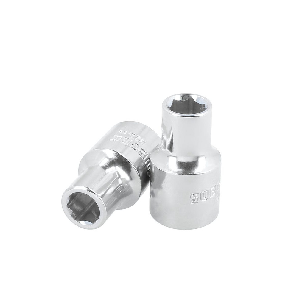 Dado cuadro de 3/8", 6 puntas, en pulgadas, 3/8" Surtek