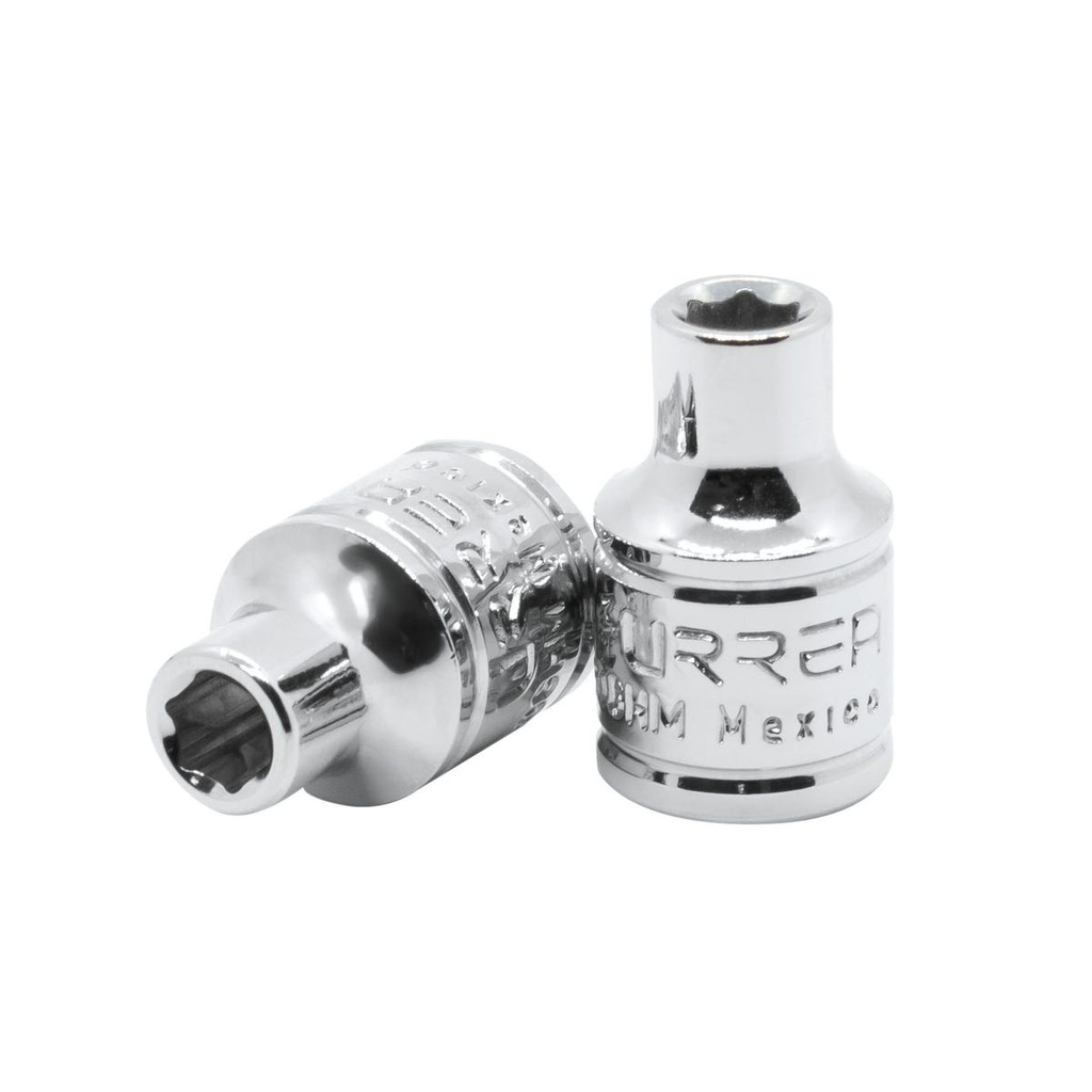 Dado cuadro de 3/8", 6 puntas, métrico, 6 mm Urrea