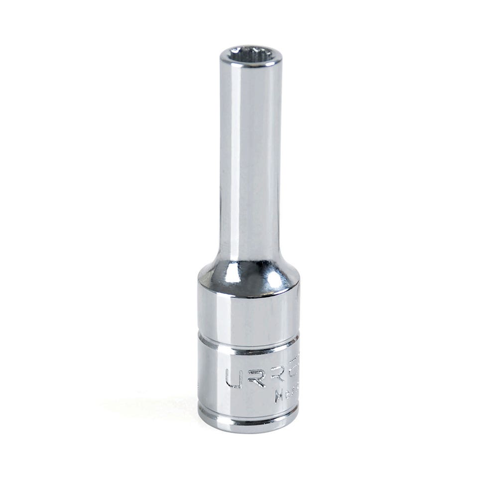 Dado largo cuadro de 3/8", 12 puntas, en pulgadas, 7/16" Urrea