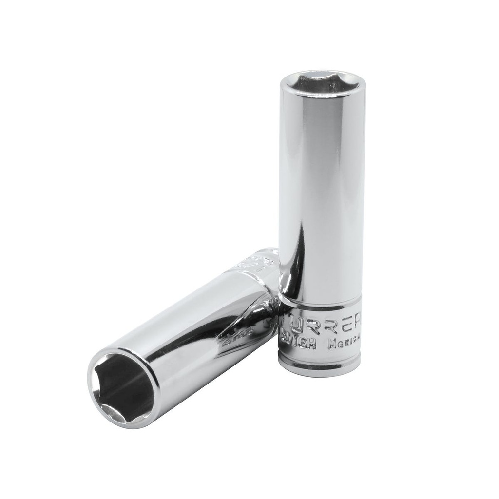 Dado largo cuadro de 3/8", 12 puntas, en pulgadas, 1" Urrea