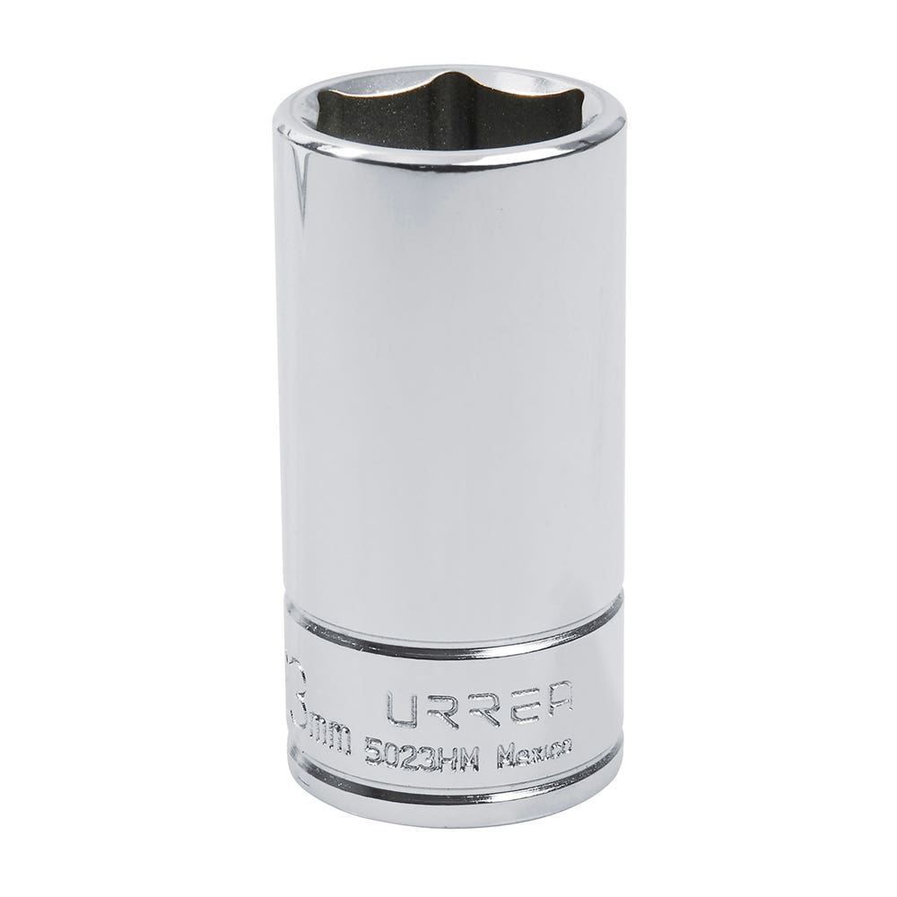 Dado largo cuadro de 3/8", 6 puntas, métrico, 23 mm Urrea