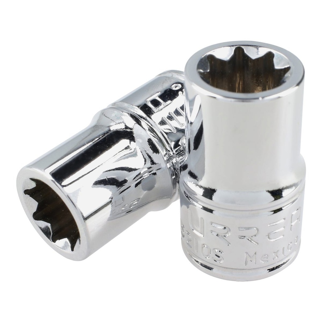 Dado cuadro de 3/8", 8 puntas, en pulgadas, 5/16" Urrea